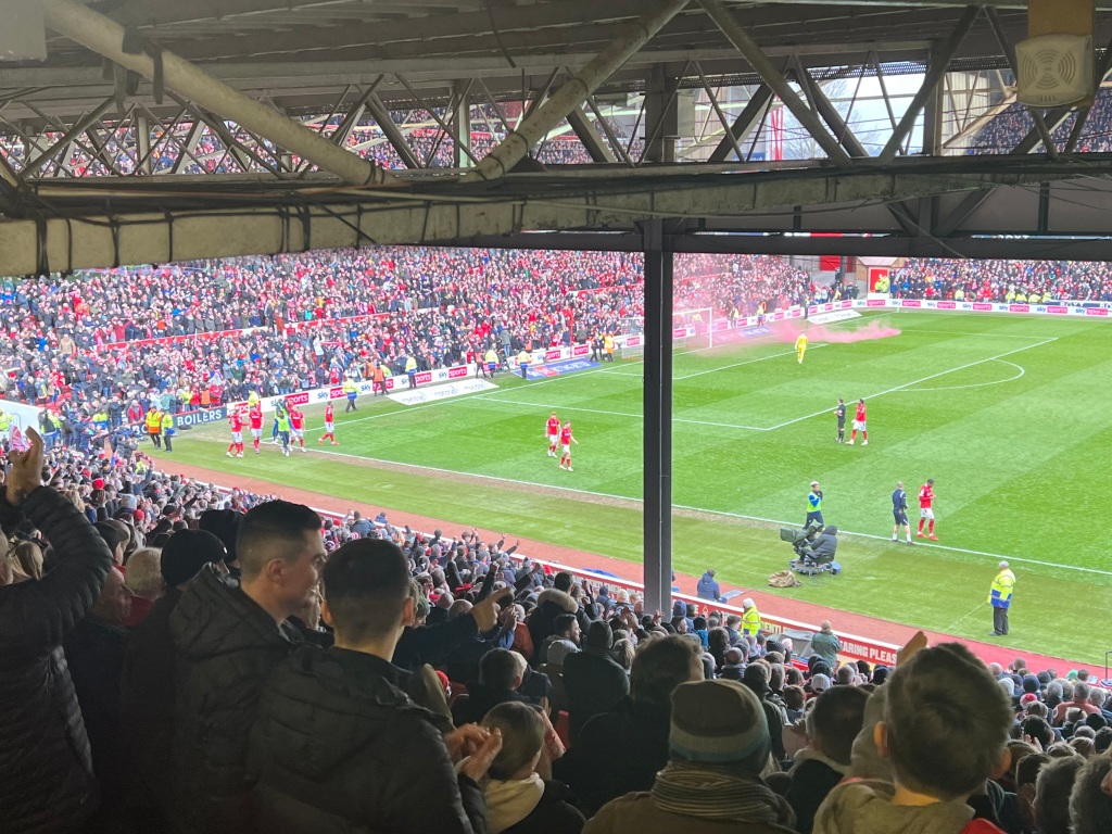 Nottingham Forest snap Derby County’s unbeaten run after a 2-1 win in the East Midlands Derby